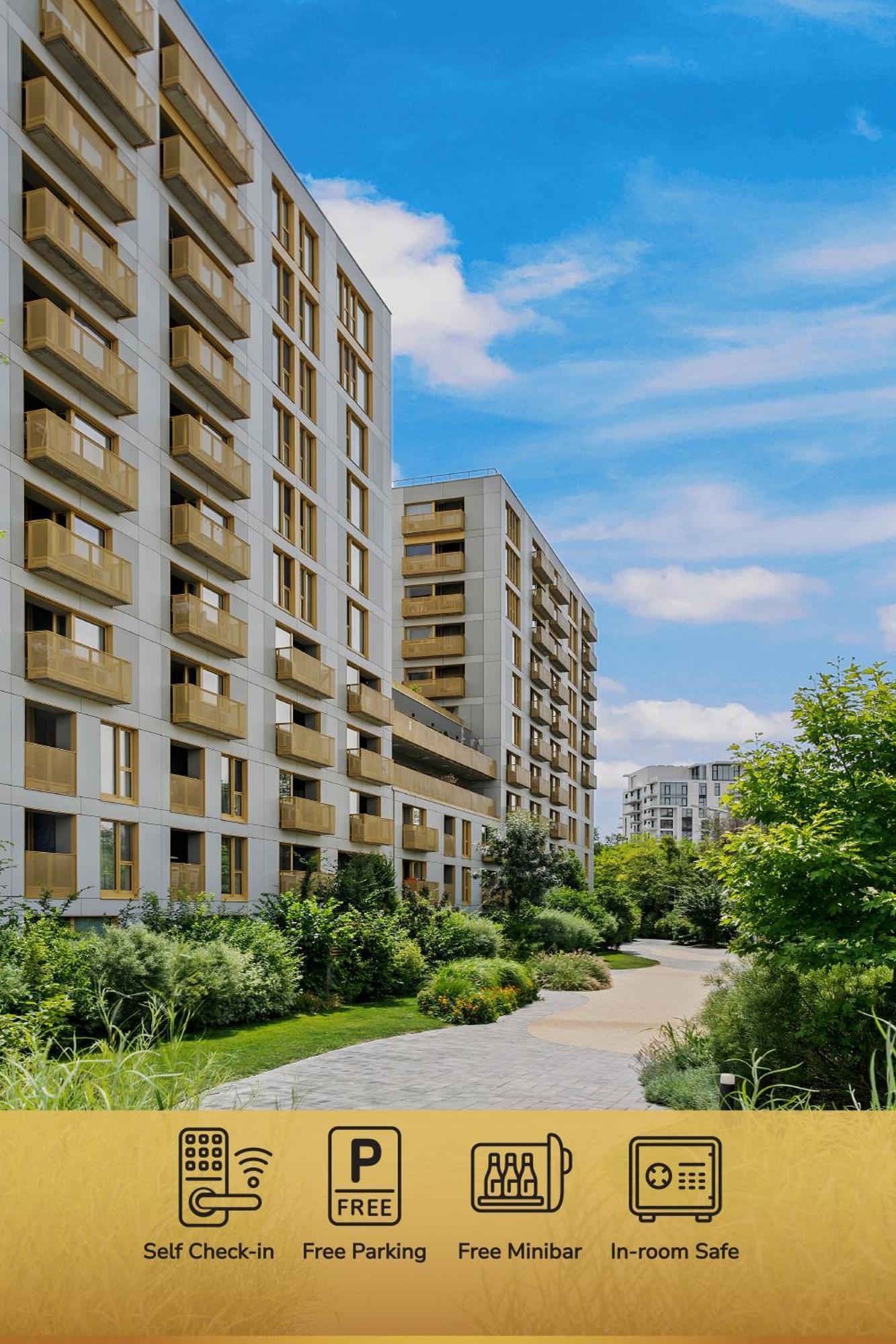 Mido Aviatie Park Apartments With Private Parking & Self Check-In Βουκουρέστι Εξωτερικό φωτογραφία